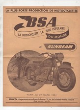 (motorcycle), old advertising papers: BSA / SUNBEAM 1951 (P46388)