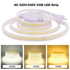 220V COB LED Ruban Lumière