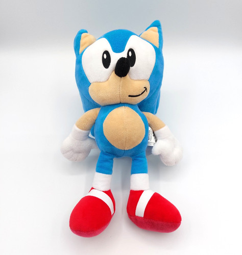 Peluche hérisson bleu blanc