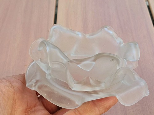Tulipe verre dépoli pour - tulipe,