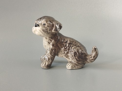 Figurine chien chiot terrier - figurine,