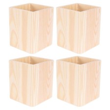 Porte-Stylo En Bois Vierge Lot