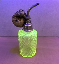 BACCARAT BAMBOO MODEL URINALINE / YELLOW CRYSTAL PERFUME SPRAY BOTTLE