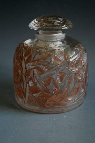 Ancien flacon parfum verre - flacon, en