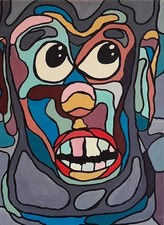 Acrylique toile 2023  40 x 30