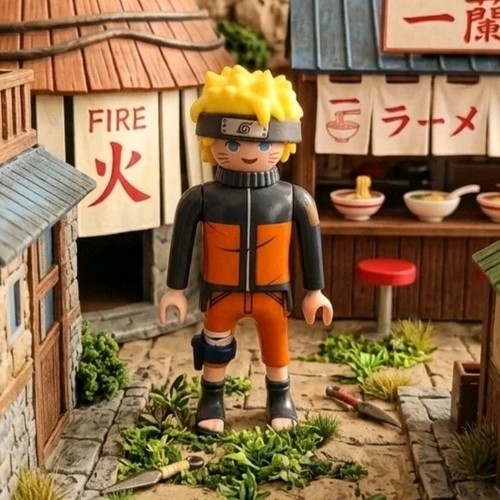 Playmobil figurine naruto - figurine,