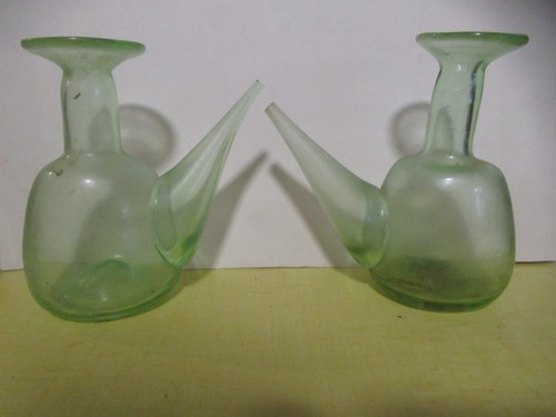 Paire burettes verre - de,