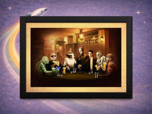 Framed universal monsters - framed,
