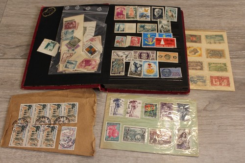 Ancien album timbres - ancien,
