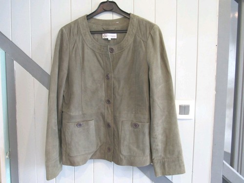 Veste daim kaki 38 - en, t