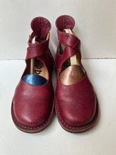 Trippen Ankle Strap Red