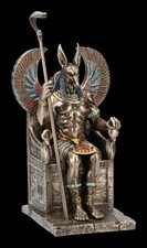 Anubis Figurine Assis Sur