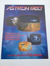 Original Flyer Sega Astron Belt Laser Disc Arcade Game Terminal Arcade 1980