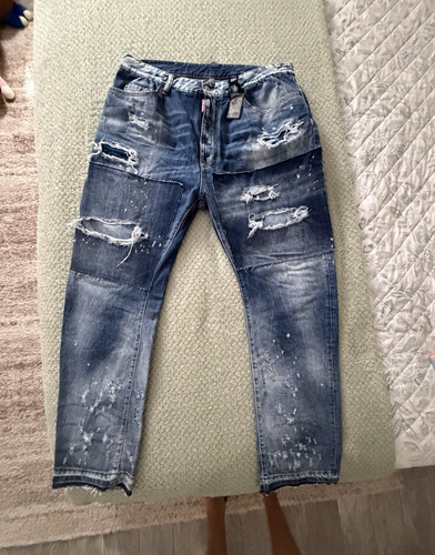 Dsquared2 men blue denim - dsquared2,