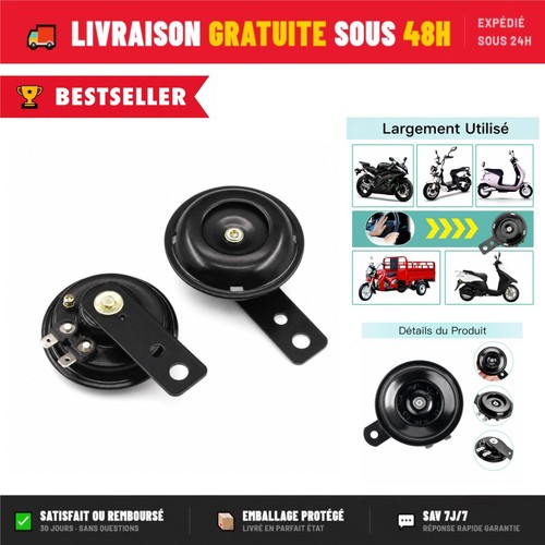 Klaxon moto 12v universel - moto,