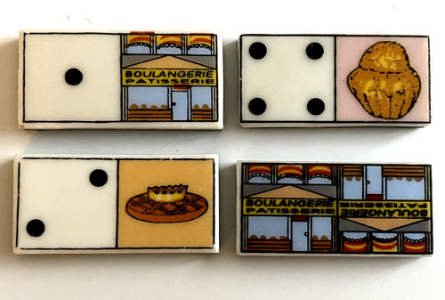 Lot fèves domino - 4,