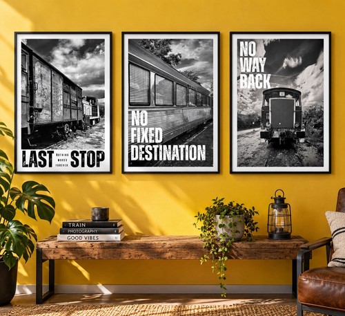 Lot affiches noir et - affiches, a3