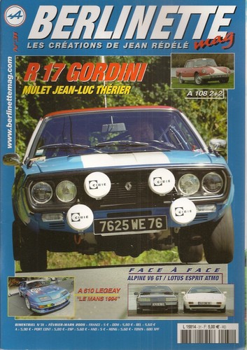 Berlinette mag alpine gt - v6,