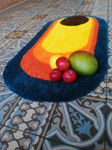 Tapis salon fourrure moelleux