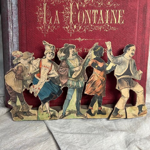 Groupe figurines papier - de,