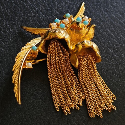 Superbe broche style art