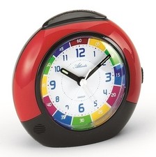 Réveil quartz pour enfant, mixte, rouge, très silencieux Atlanta 1678/1 Neuf