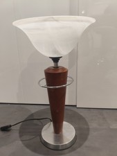 Lampe Style Art Déco En Bois