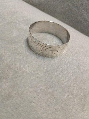 Rond serviette argent - serviette, massif