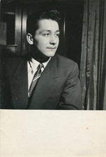 Snapshot Portrait Mens Slim Mustache Jacket Suit Tie Hangings 