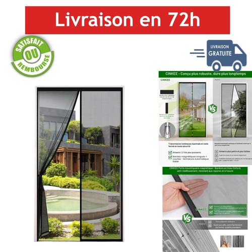 Cinkee moustiquaire porte - moustiquaire,