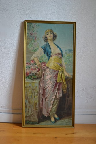 Chromolithographie encadrée