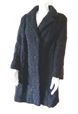 Manteau Femme En Astrakan Noir