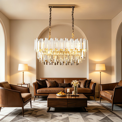 Lustre cristal pour - en,