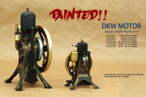 Dkw motor jørgen - motor, 1:8