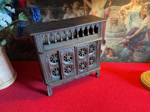 Ancien meuble poupée lit - ancien,
