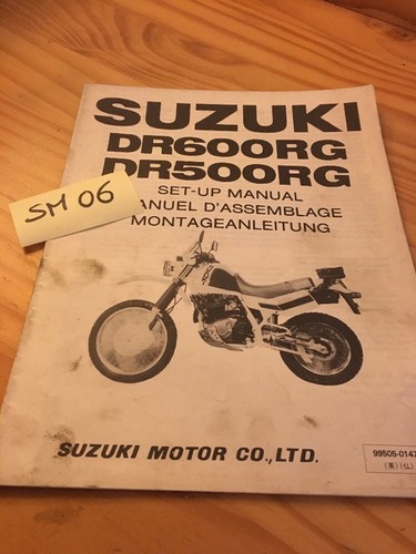 Suzuki dr500rg dr600rg dr500 - suzuki,