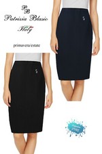 Jupe Femme Robe Fourreau En Cady Automne Made IN Italy Patrizia Blasio 44/56