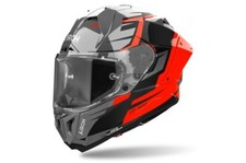 Casque Intégral de Sécurité Cross Moto Quad Airoh GP800 Master Rouge Gris