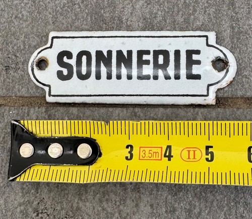Ancienne plaque émaillée