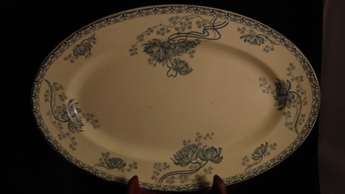 Sarreguemines oval earthenware - sarreguemines,