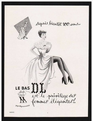 Publicite 1951 bas dessin - dl,