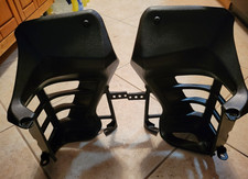 2004-2009 KAWASAKI Kfx700 LEFT & RIGHT HEEL/FOOT GUARDS w/PEG SPEARS~MSRP $380.