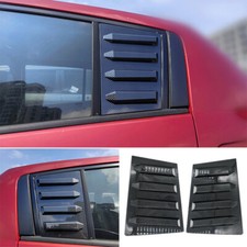 Carbon Fiber Rear Window Louver Cover For 2005-2010 Nissan Tiida Versa Hatchback