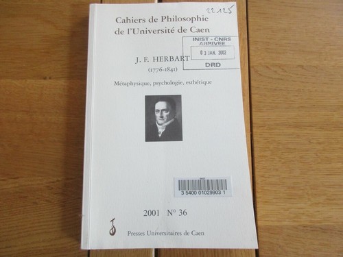 Herbart 1776 1841 - f, 1776-1841