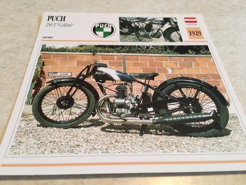 Carte moto puch - 250, colibri
