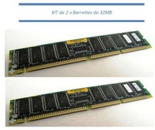 SGI 64MB Kit de 2 x barrette mémoire 32MB 100MHz pour SGI O2, SGI 030-0876-002