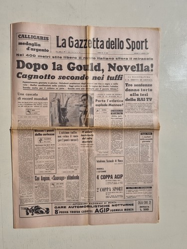 Gazzetta dello sport août - dello,