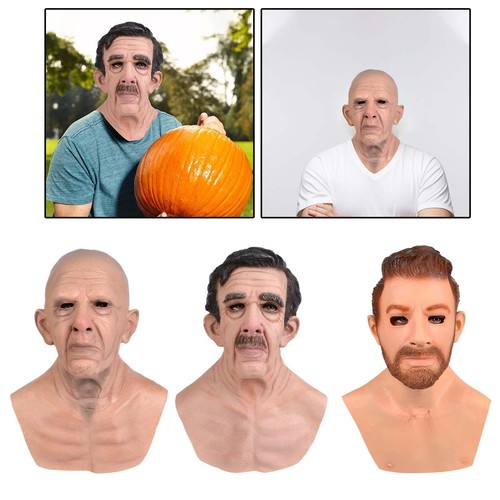 Masque homme réaliste - d'homme,