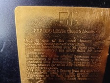  kef bbc ls3/5a class 2 monitor une paire d' enceinte vintage