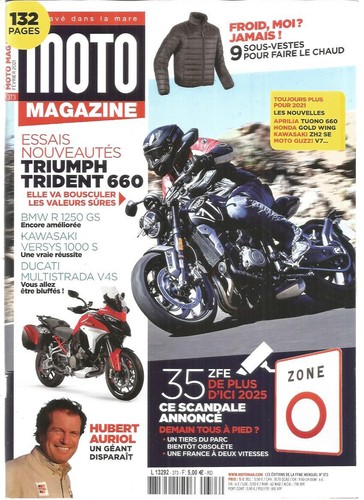 Moto magazine 373 - magazine, triumph